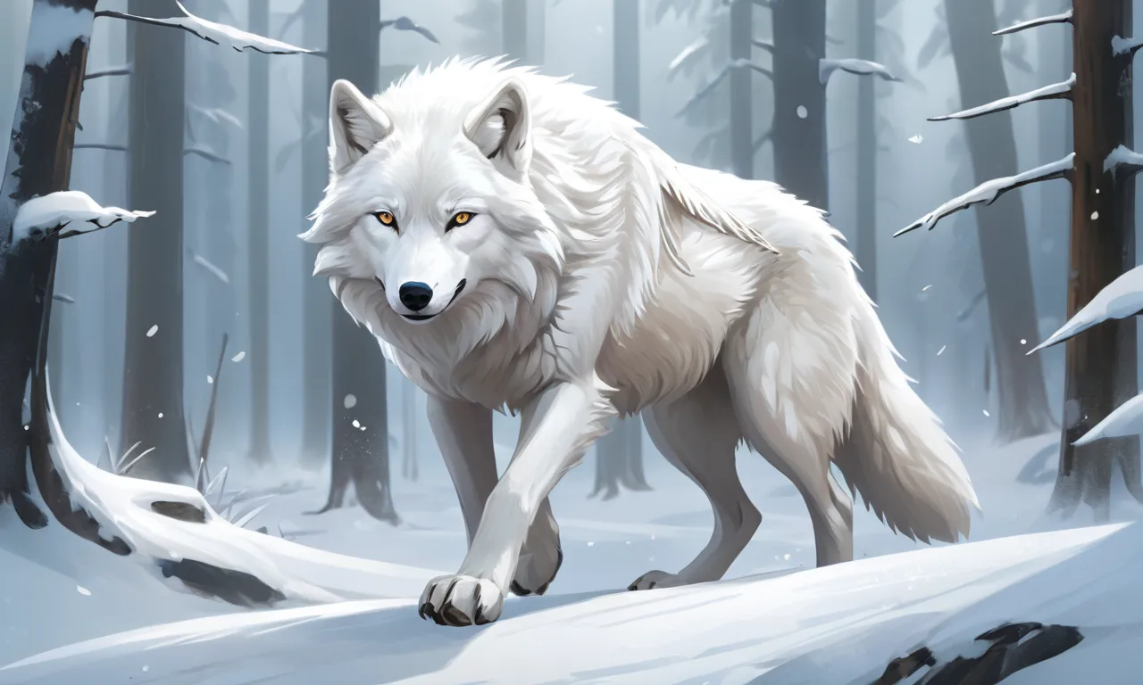 Unleashing the Power: Beautiful White Wolf Dream Meaning Unraveled 1 beautiful white wolf dream meaning