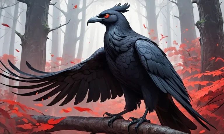 Big Black Bird With Red Eyes Dream Meaning