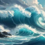 big ocean waves dream meaning