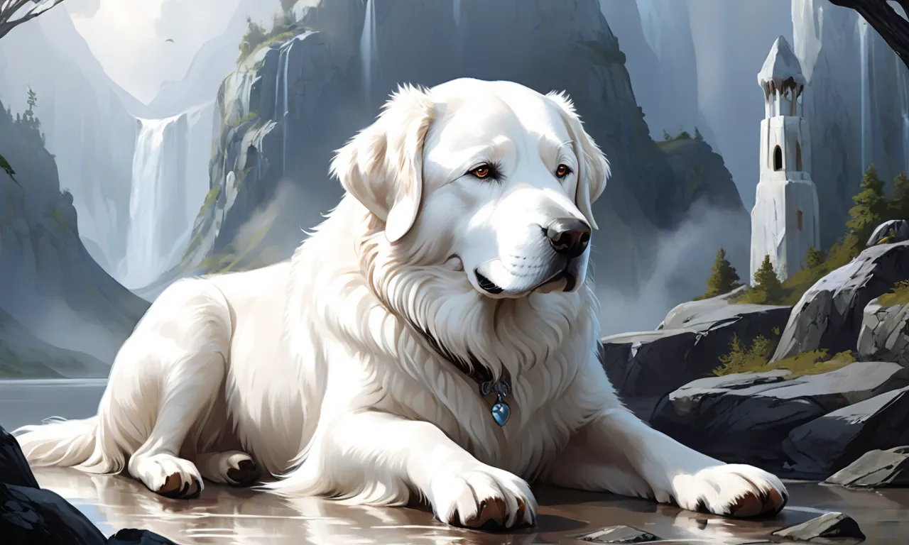 big white dog dream meaning