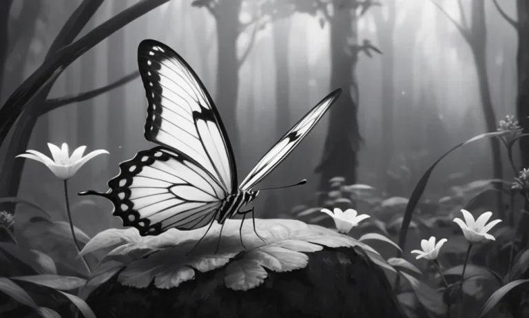 Black and White Butterfly Dream Meaning