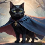 black cat wearing a cape dream meaning