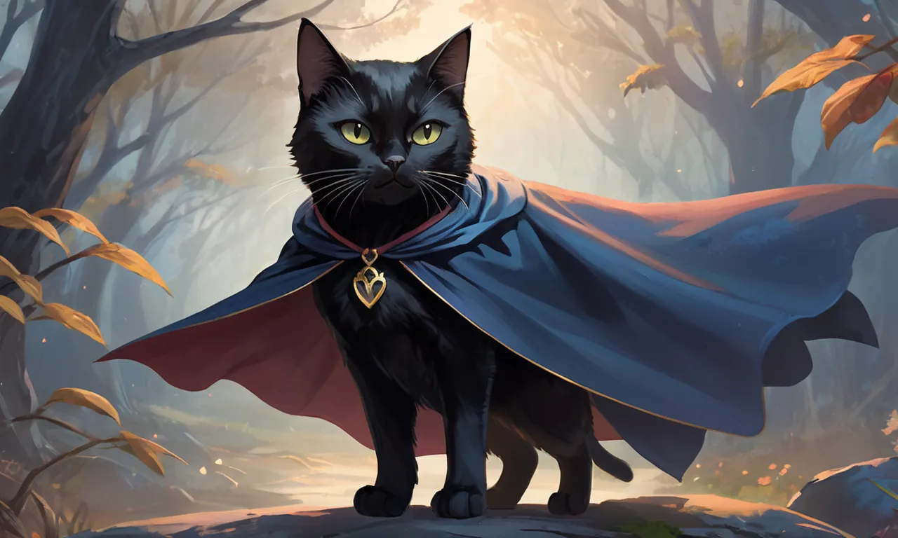 Black Cat Wearing A Cape Dream Meaning 1 black cat wearing a cape dream meaning