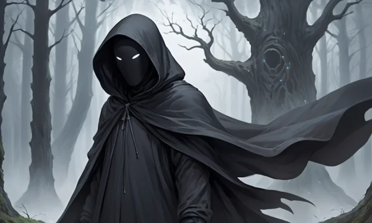 Black Hooded Figure With No Face Dream Meaning