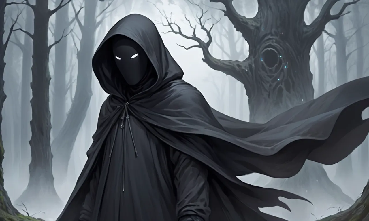 black hooded figure with no face dream meaning