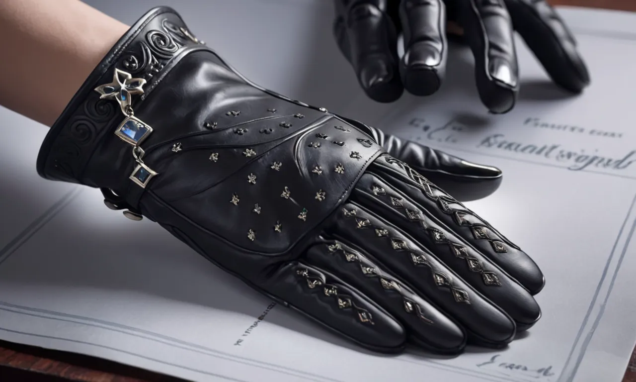 black leather gloves dream meaning