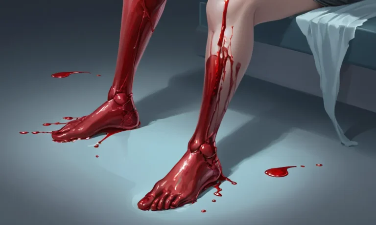 Bleeding Left Leg Dream Meaning