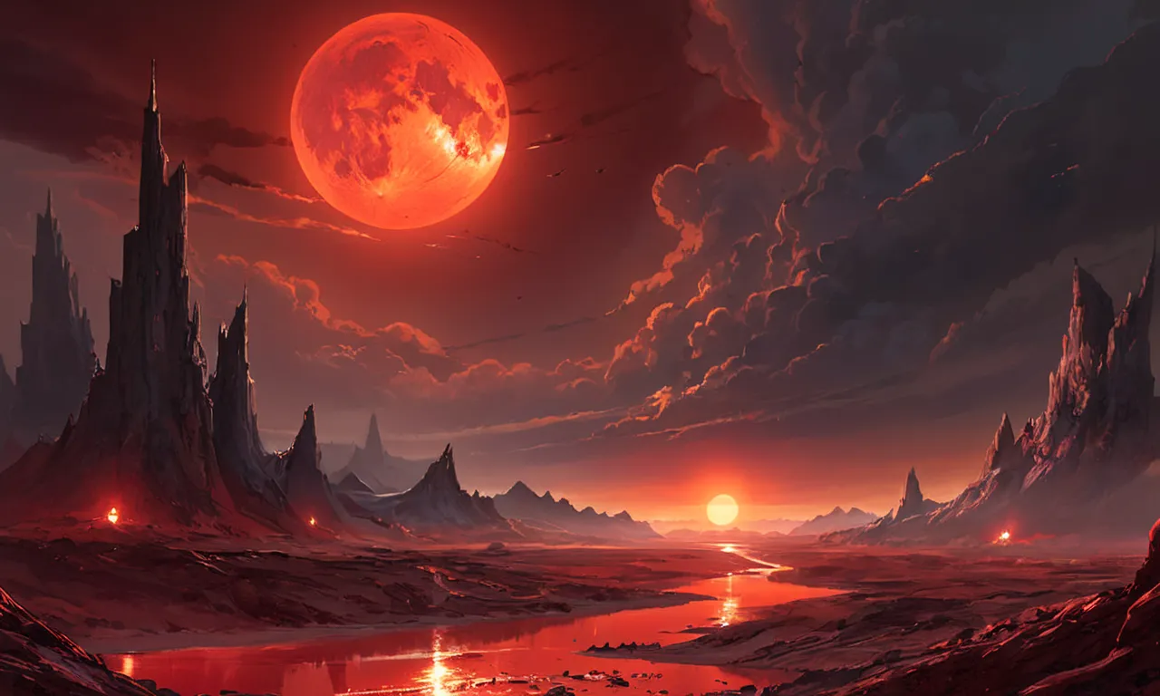 Blood Red Sun: Uncovering the Science Behind Solar Eclipses 1 blood red sun