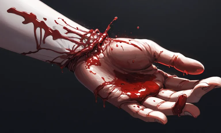 Bloody Hand Dream Meaning