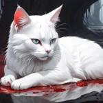 bloody white cat dream meaning