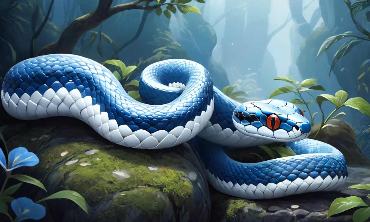 Blue And White Snake Dream Meaning 1 blue and white snake dream meaning
