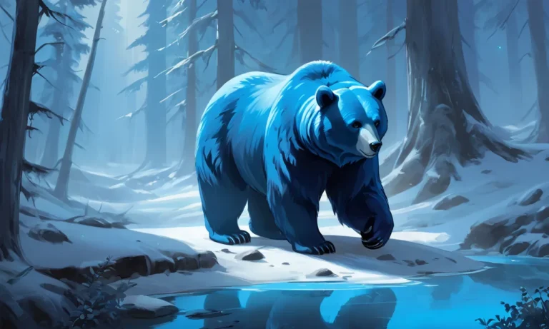 Blue Bear Dream Meaning