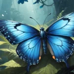 blue butterfly