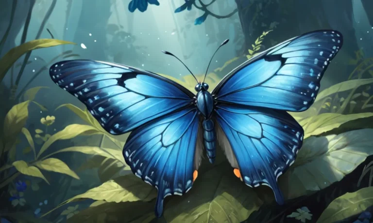 The Blue Butterfly: A Symbol of Tranquility and Transformation