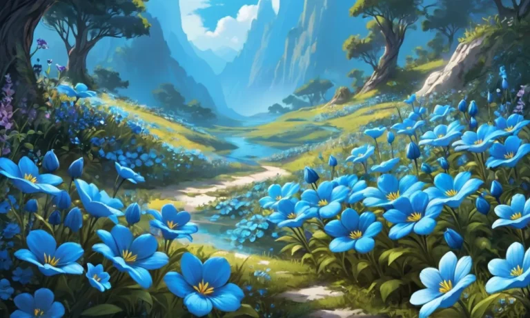 Blue Flowers Dream Meaning