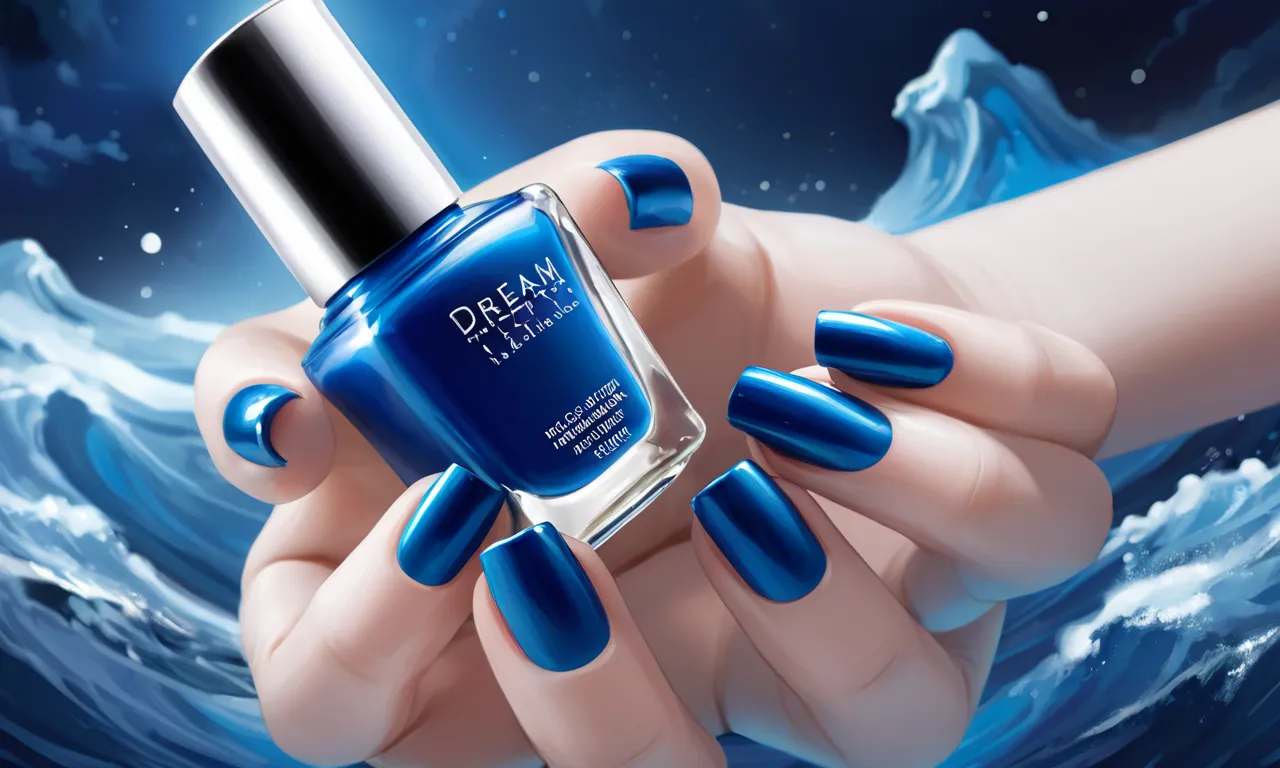 blue nail polish dream meaning