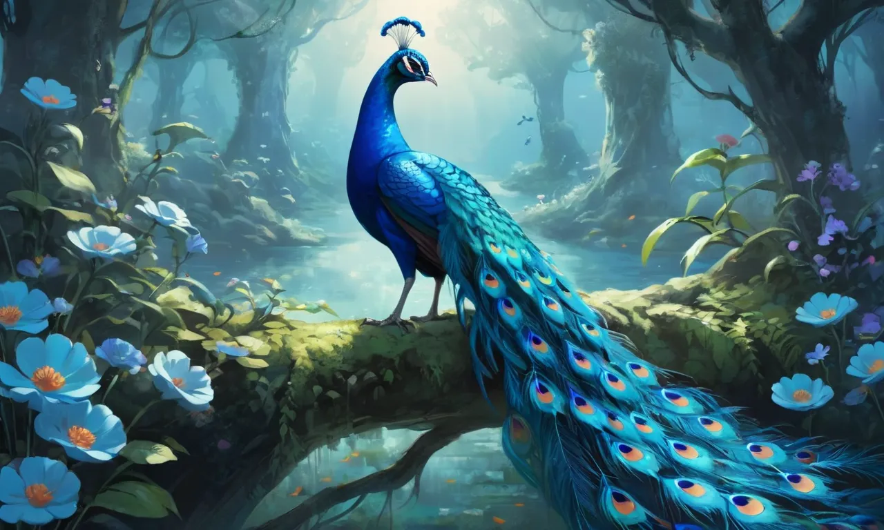 Blue Peacock Dream Meaning 1 blue peacock dream meaning