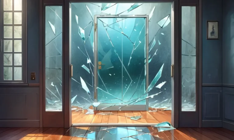 Broken Glass Door Dream Meaning