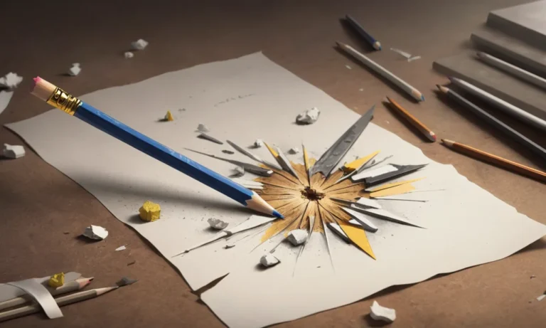 Broken Pencil Dream Meaning