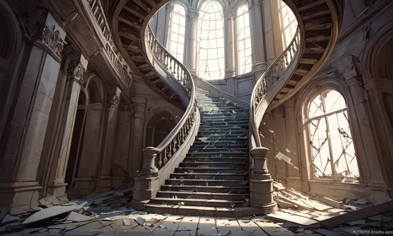 broken staircase dream meaning