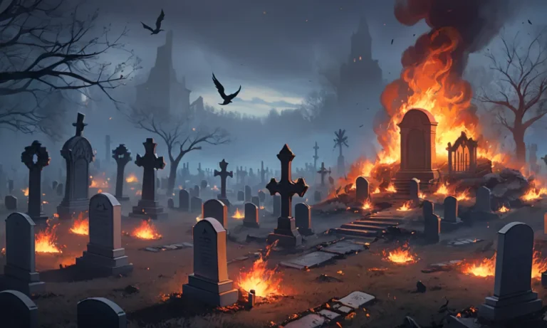 Burning Graveyard Dream Meaning