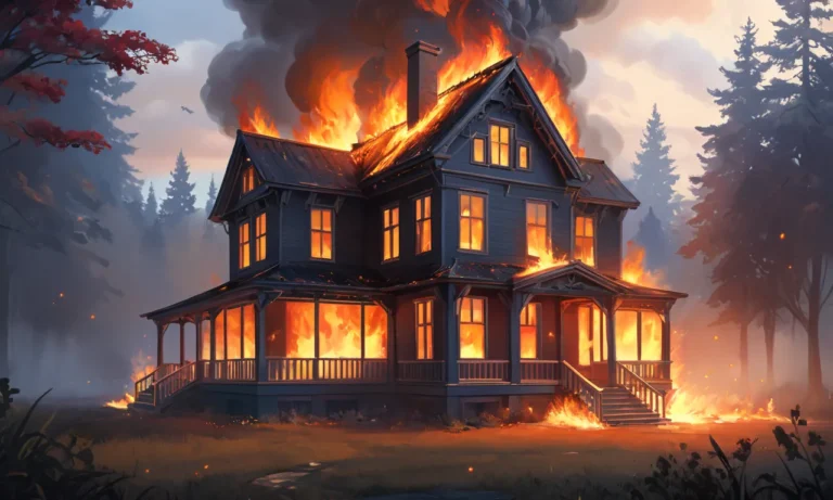 Burning House Dream Meaning