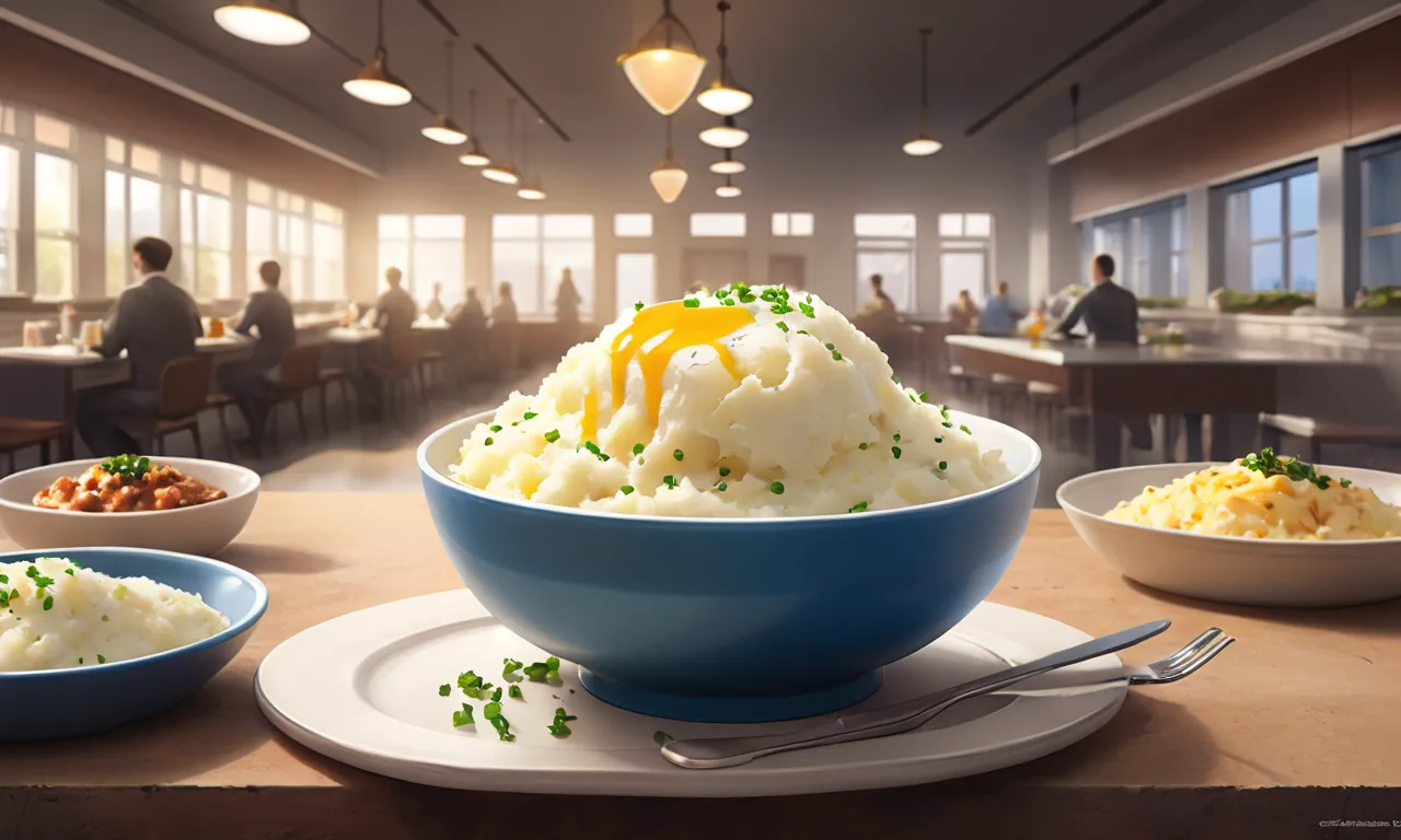 cafeteria mashed potatoes dream meaning