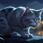 cat crying at night