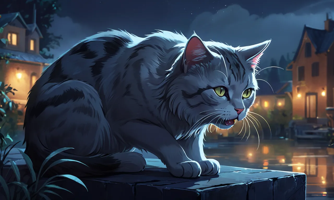 cat crying at night