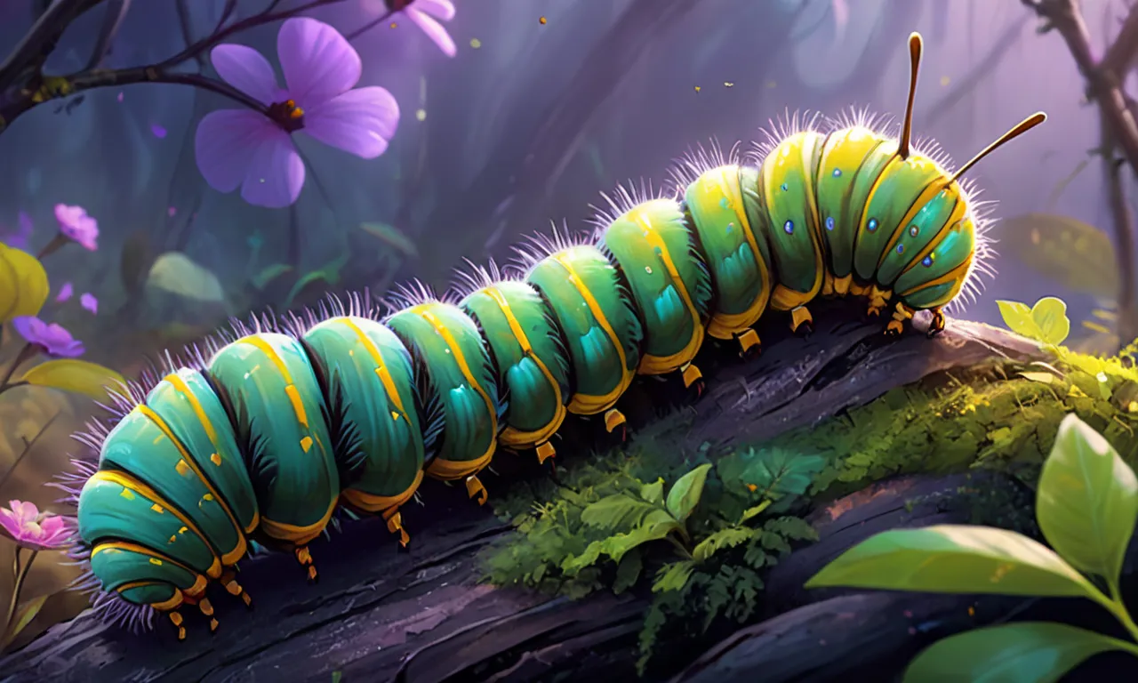 caterpillar all over me dream meaning