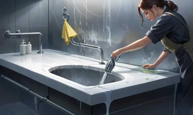 Cleaning a Public Sink: Dream Meaning