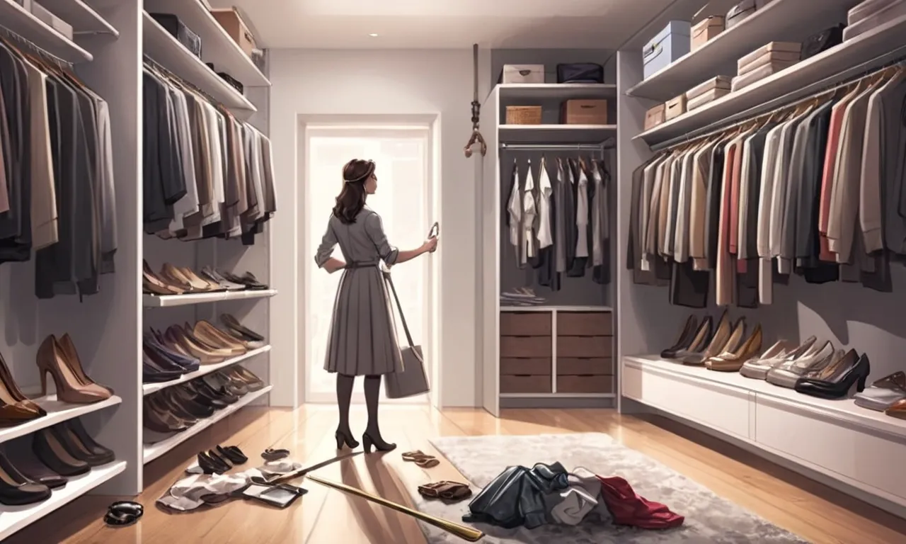 cleaning out the closet dream meaning