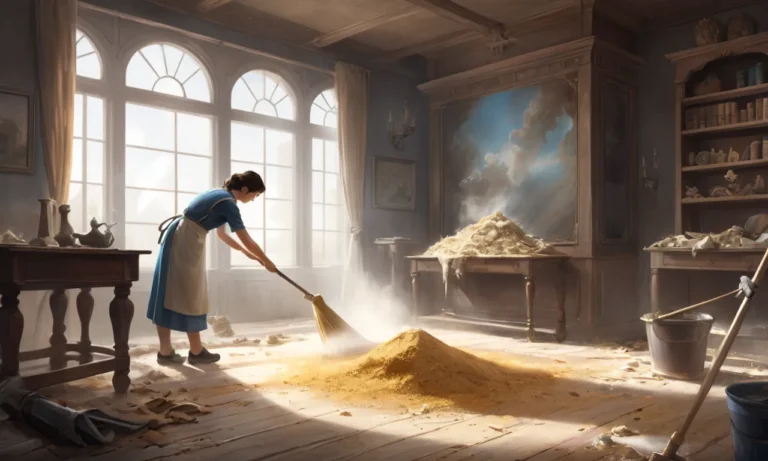 Cleaning The Dust Dream Meaning