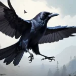 crow landing on your shoulder dream meaning