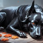 dead black dog dream meaning