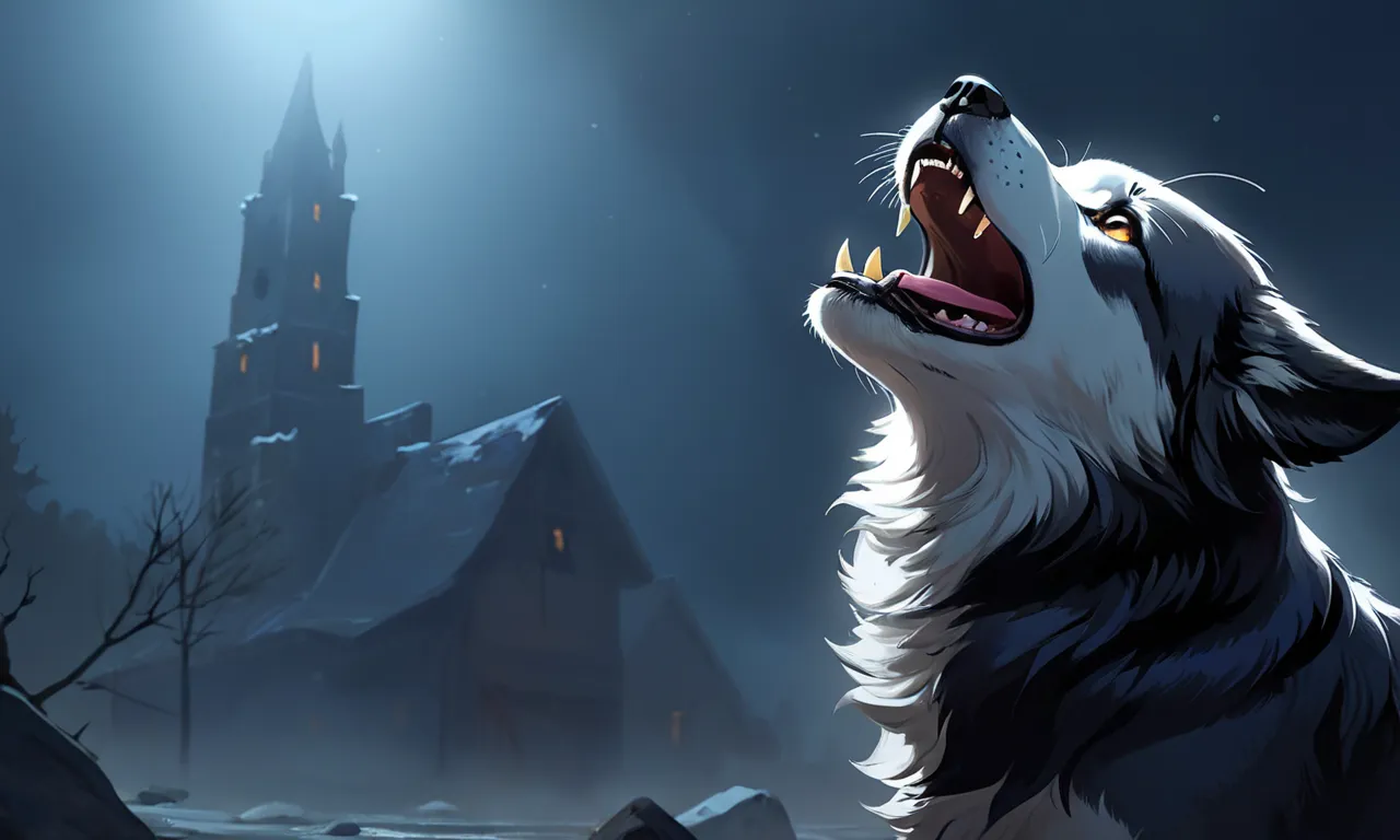 dog howling