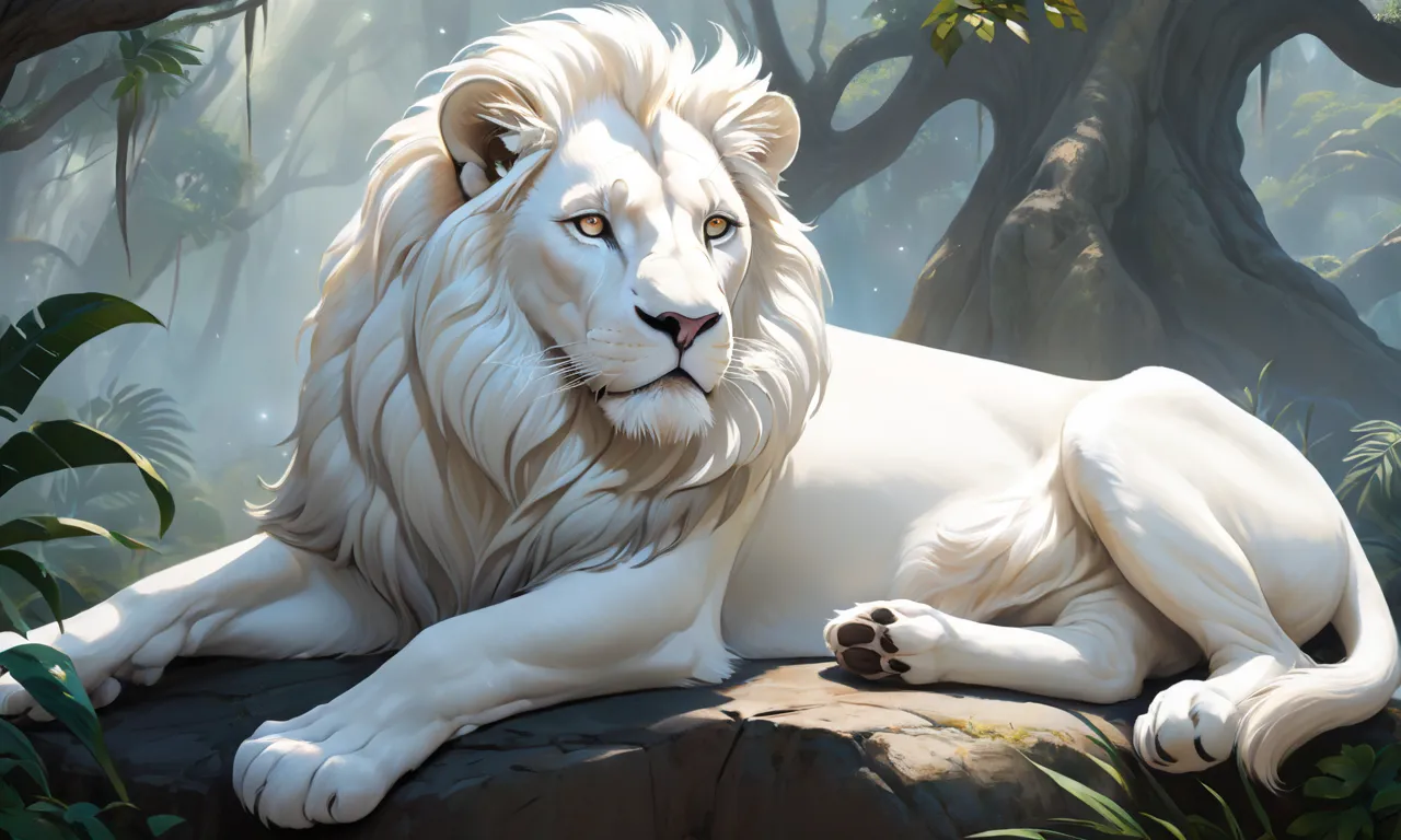 dream of a white lion