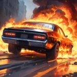 dream of car on fire