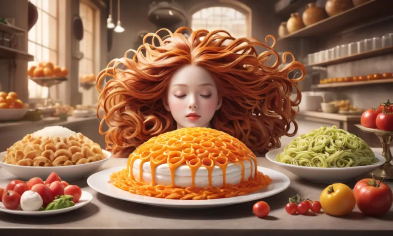 Dream of Hair In Food