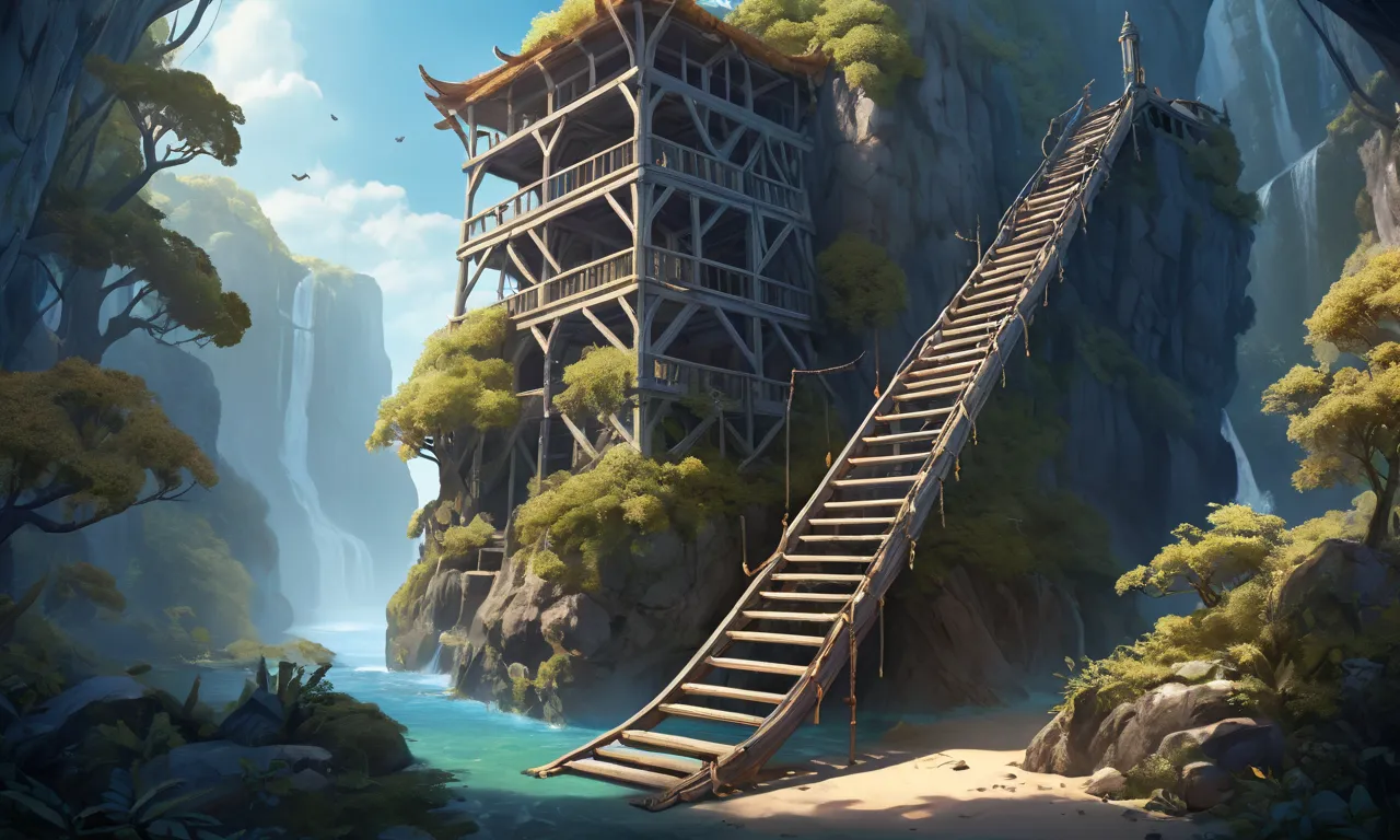 Climbing the Dream Ladder: Unraveling the Meaning Behind Ladder Dreams 1 dream of ladder