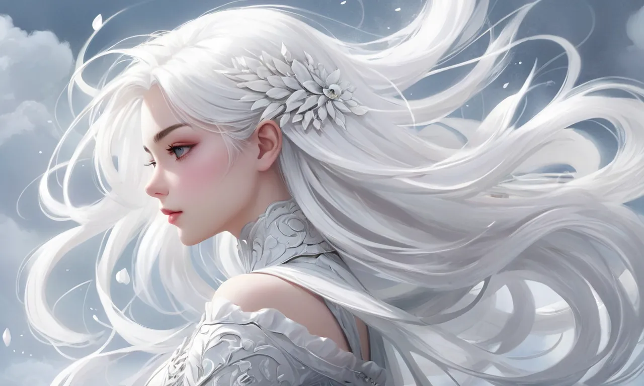 dream of white hair