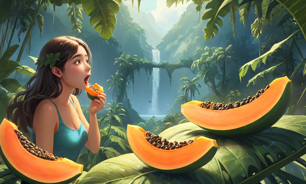 Eating Papaya: The Dream Meaning 1 eating papaya the dream meaning
