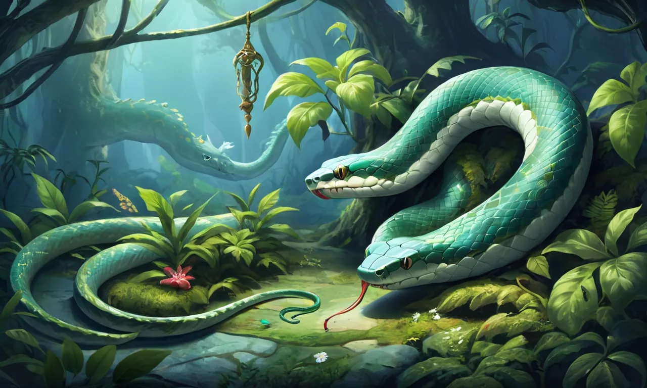 eating snake dream meaning