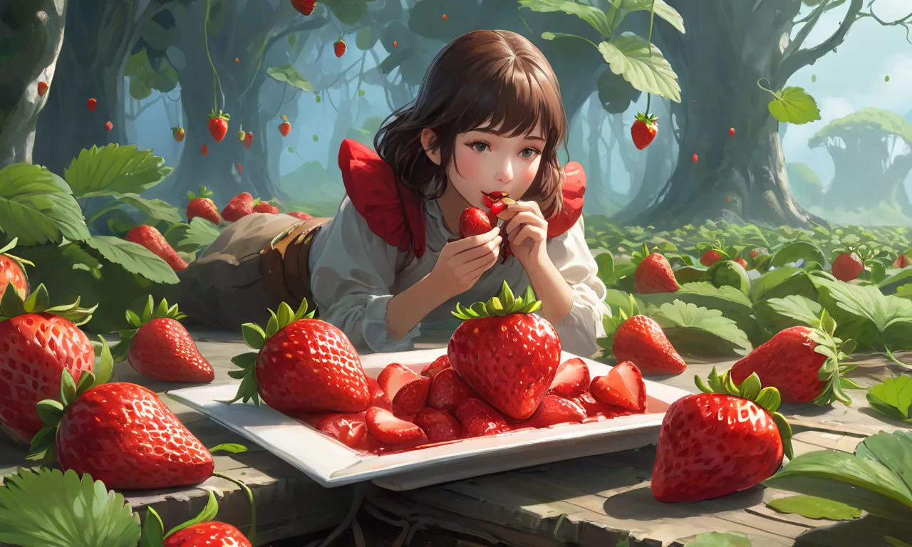 eating strawberries dream meaning