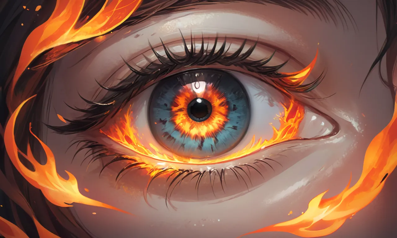 eyes on fire dream meaning