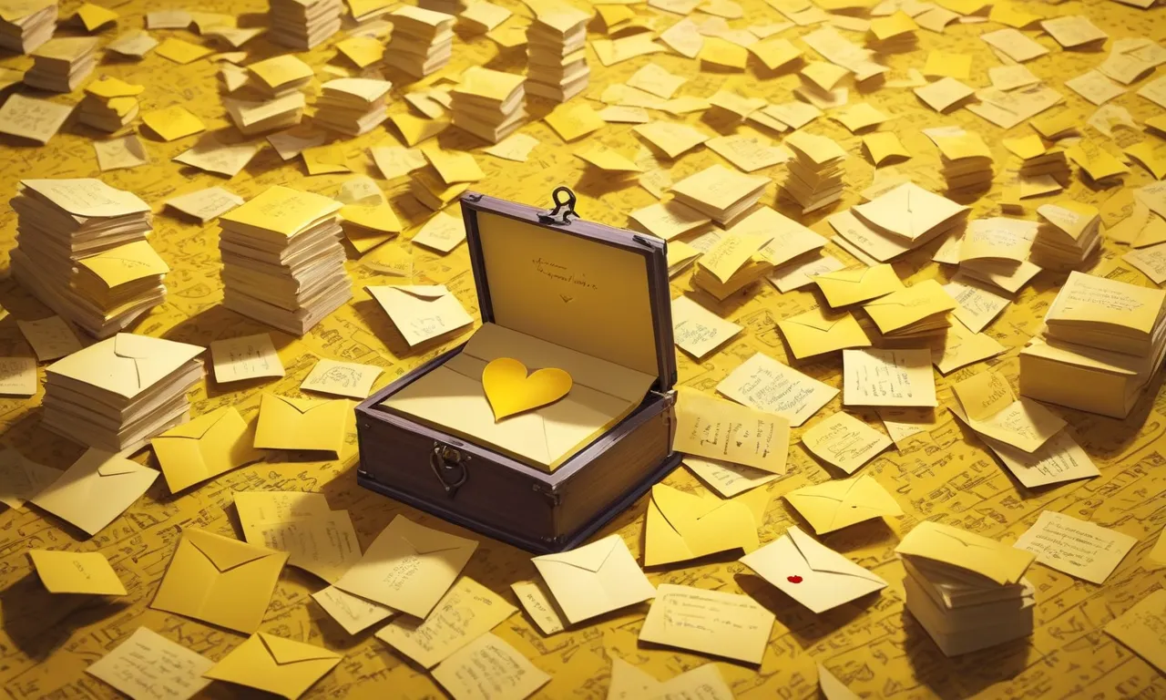Finding Many Yellow Love Letters Dream Meaning 1 finding many yellow love letters dream meaning
