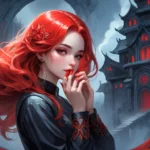 girl with red nails dream meaning