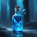 glowing blue bottle dream meaning