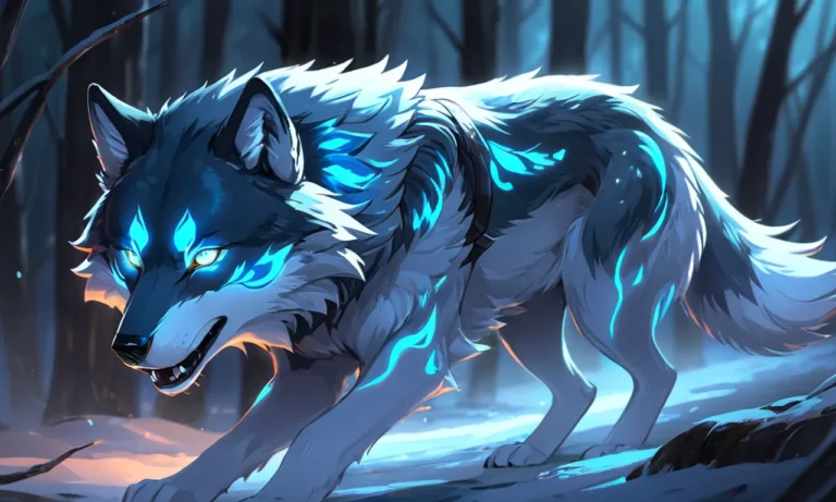 Glowing Wolf SEyes Running At You Dream Meaning