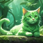 green cat dream meaning